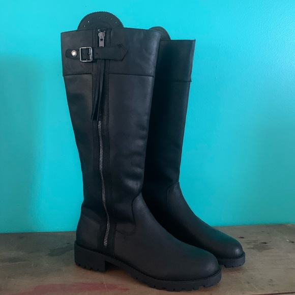 Final Price Gorgeous Leather Volatile
Nottingham Tall Leather Block Heel Boots - Picture 4 of 9